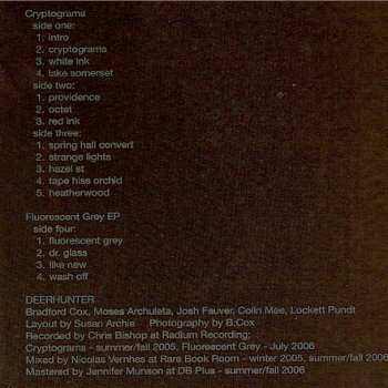 2LP Deerhunter: Cryptograms / Fluorescent Grey