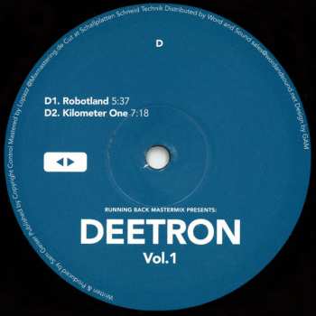 2LP Deetron: Running Back Mastermix: Deetron Vol. 1