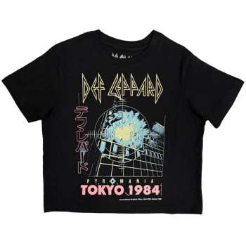 Merch Def Leppard: Dámske Crop Top Tokyo