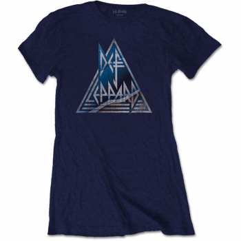 Merch Def Leppard: Dámske Tričko Triangle Logo Def Leppard 