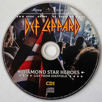 2CD/Blu-ray Def Leppard: Diamond Star Heroes (Live From Sheffield)