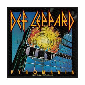 Merch Def Leppard: Nášivka Pyromania 