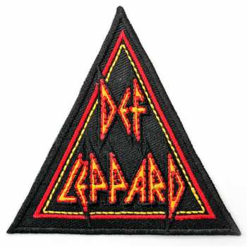 Merch Def Leppard: Nášivka Tri-logo Def Leppard