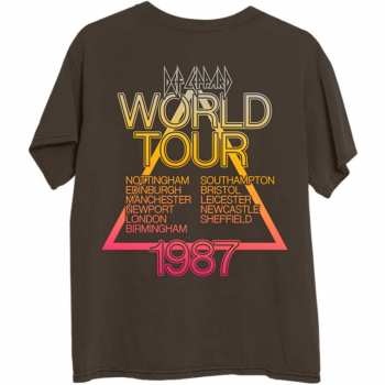 Merch Def Leppard: Def Leppard Unisex T-shirt: Hysteria World Tour (back Print) (small) S