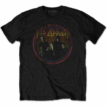 Merch Def Leppard: Tričko Vintage Circle  S