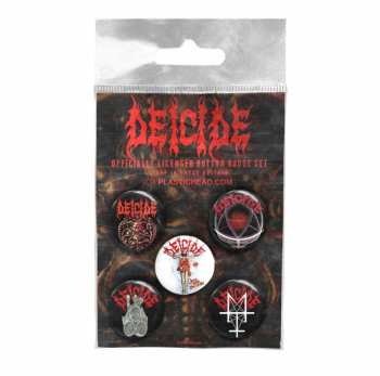 Merch Deicide: Súprava Odznakov Deicide Button Badge Set