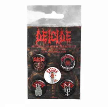 Súprava Odznakov Deicide Button Badge Set