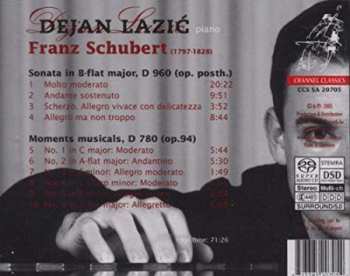 SACD Dejan Lazić: Schubert. Sonata In B-flat Major, D960. Moments Musicals, D780