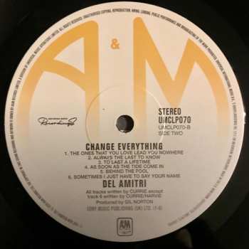 LP Del Amitri: Change Everything