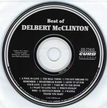 CD Delbert McClinton: Best Of Delbert McClinton