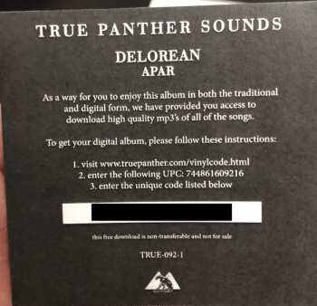LP Delorean: Apar