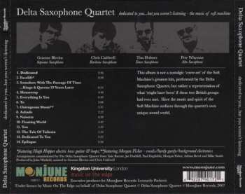 CD Delta Saxophone Quartet: Dedicated To You … But You Weren't Listening  