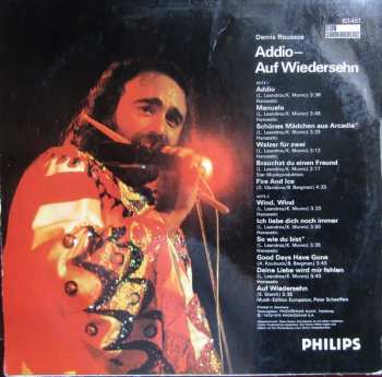 LP Demis Roussos: Addio - Auf Wiedersehn