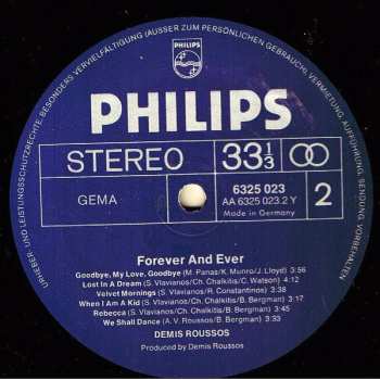 LP Demis Roussos: Forever And Ever
