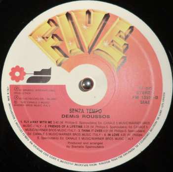 LP Demis Roussos: Senza Tempo