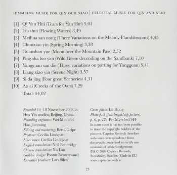 CD Deng Hong: Celestial Music For Qin And Xiao