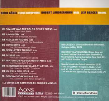 CD Denis Gäbel: The Mingus Sessions