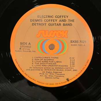 LP Dennis Coffey And The Detroit Guitar Band: Electric Coffey