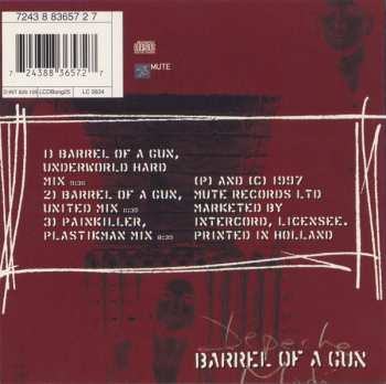 CD Depeche Mode: Barrel Of A Gun