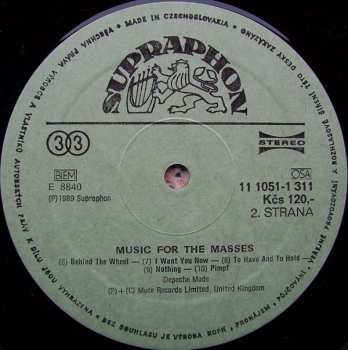 LP Depeche Mode: Music For The Masses