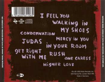 CD Depeche Mode: Songs Of Faith And Devotion