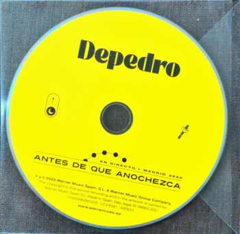 2LP/CD DePedro: Antes de Que Anochezca (en directo ▶ Madrid 2020)