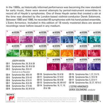18CD/Box Set Derek Solomons: The Symphonies of Haydn