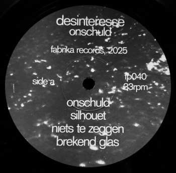 LP Desinteresse: Onschuld LTD
