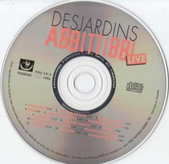 CD Richard Desjardins: Live