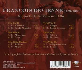 CD François Devienne: 6 Trios For Flute, Viola And Cello