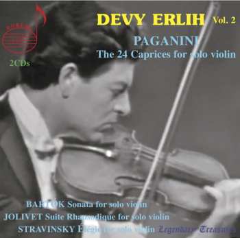 2CD Igor Stravinsky: Vol. 2: The 24 Caprices For Violin Solo / Sonata For Solo Violin / Suite Rhapsodique For Solo Violin / Elégie For Solo Violin