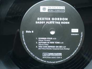 LP Dexter Gordon: Daddy Plays The Horn