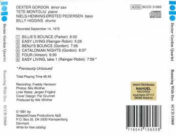 CD Dexter Gordon Quartet: Bouncin' With Dex
