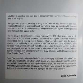 CD Dexter Gordon: The Resurgence Of Dexter Gordon