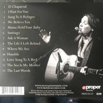 CD Diana Jones: Song To A Refugee
