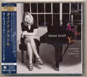 CD Diana Krall: All For You (A Dedication To The Nat King Cole) LTD