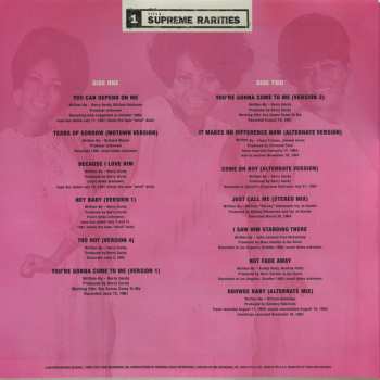 4LP/Box Set Diana Ross: Supreme Rarities: Motown Lost & Found (1960-1969)