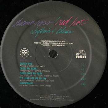 LP Diana Ross: Red Hot Rhythm + Blues