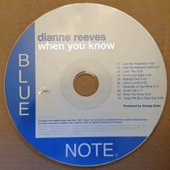 CD Dianne Reeves: When You Know