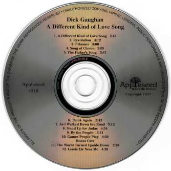 CD Dick Gaughan: A Different Kind Of Love Song