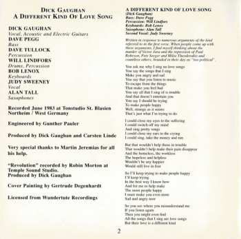 CD Dick Gaughan: A Different Kind Of Love Song