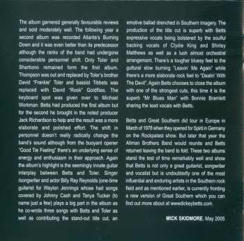 CD Dickey Betts & Great Southern: Great Southern / Atlanta's  Burning Down (The Arista Recordings)