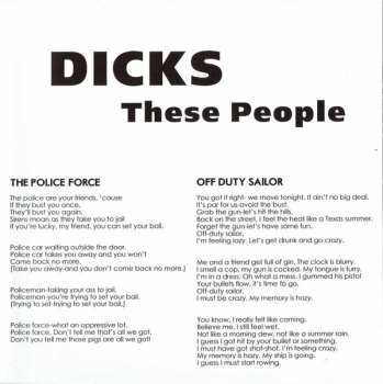 CD Dicks: These People
