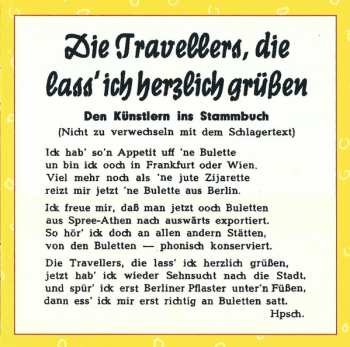 CD Die 3 Travellers: Eine Tüte Luft Aus Berlin