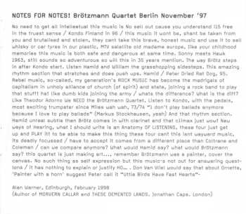 4CD/Box Set Die Like A Dog Quartet: The Complete FMP Recordings