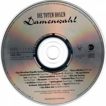 CD Die Toten Hosen: Damenwahl