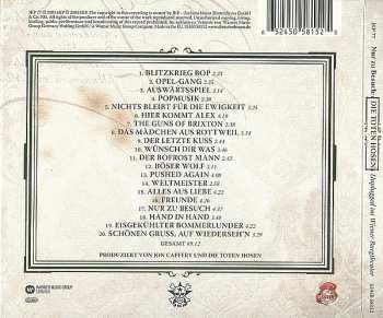 CD Die Toten Hosen: Nur Zu Besuch: Unplugged Im Wiener Burgtheater DIGI