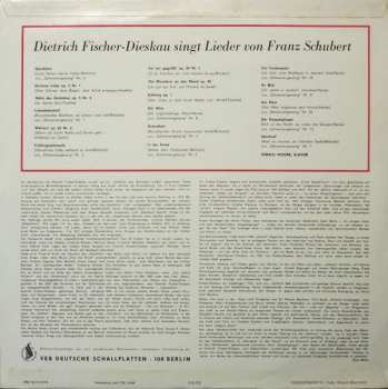 LP Franz Schubert: Dietrich Fischer-Dieskau Singt Lieder Von Franz Schubert