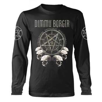Merch Dimmu Borgir: Tričko s dlhým rukávom Puritanical Euphoric Misanthropia (skulls)
