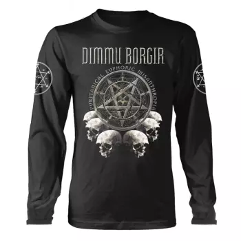 Tričko s dlhým rukávom Puritanical Euphoric Misanthropia (skulls)